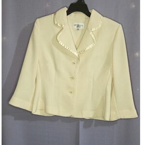 Studio I, Canary Yellow, Blazer, Size: 6 P